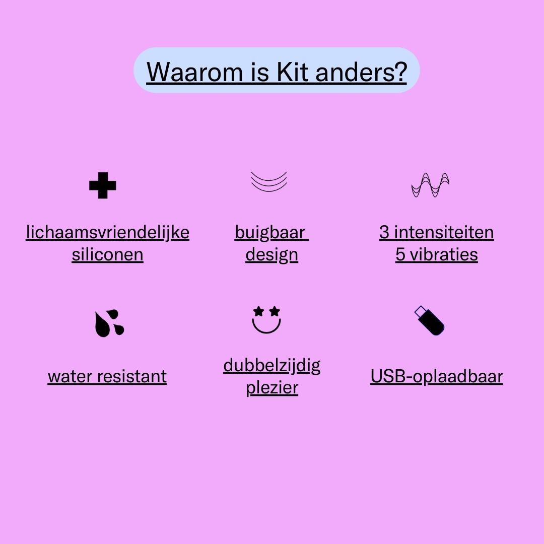 Kit | Buigbare Rabbit Massager  ✨Hemels✨