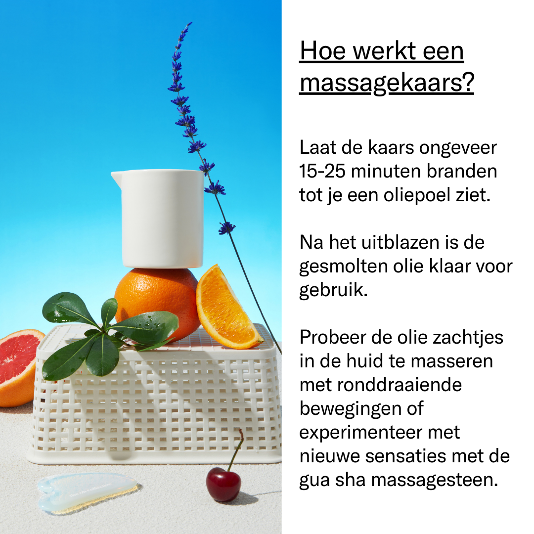 Massagekaars met Gua Sha