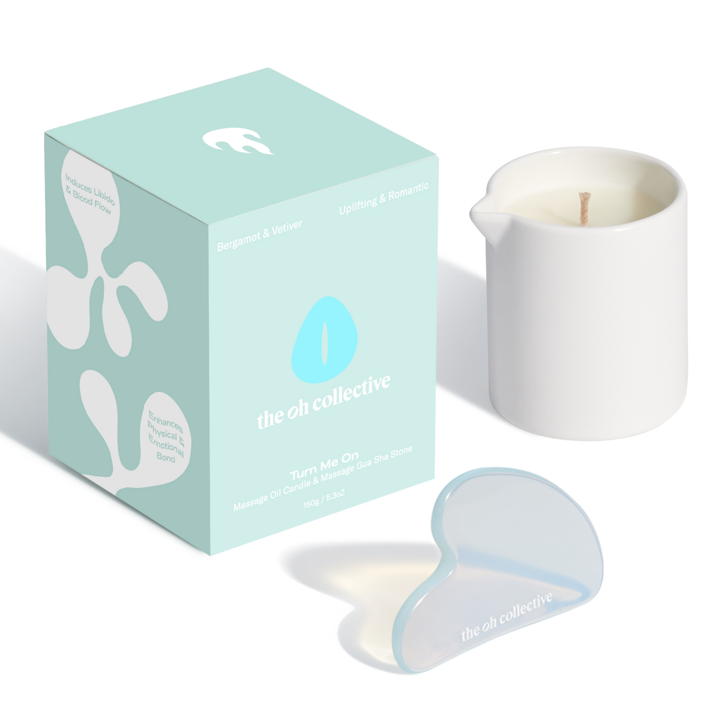 Massagekaars met Gua Sha