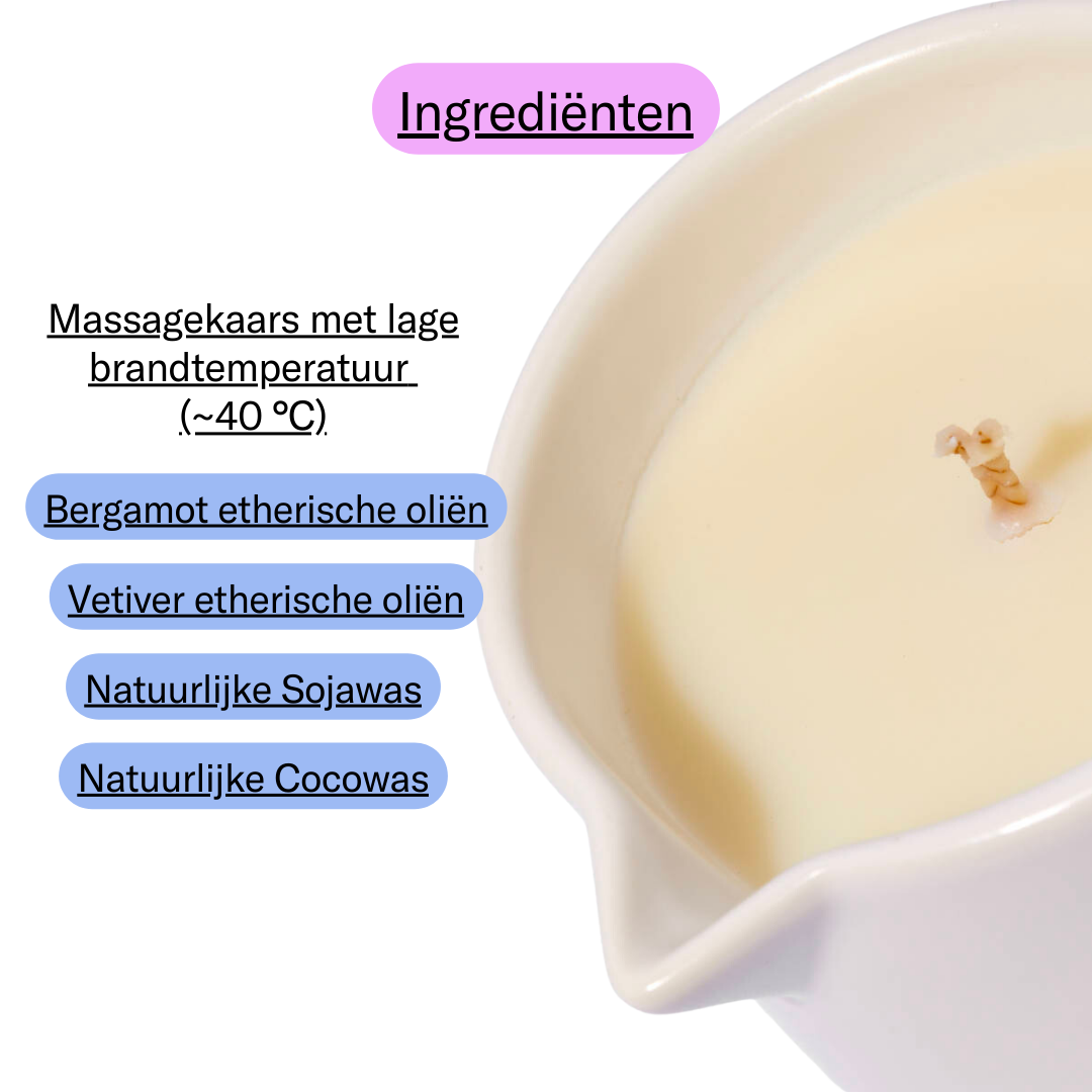 Massagekaars met Gua Sha